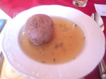 Leberknödelsuppe - Alpengasthof Moser - Karchauer Wirt - St. Blasen