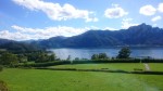 Ausblick Terrasse Mondsee - Landzeit Autobahn-Restaurant Mondsee & Panoramahotel Mondsee - Innerschwand am Mondsee