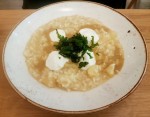 Birnen-Ziegenkäse Risotto mit Walnusspesto