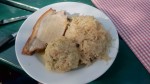 Schweinsbraten v. Karree mit Sauerkraut und Semmelknödel 13,30€ - Weinhof Zimmermann - Wien