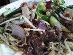 Asia-Restaurant Dschunke - Vom Teppanyaki-Grill (Bulgogi-Rindfleisch mit ... - Restaurant Dschunke - Wien