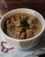 Strandgasthaus Birner - Eierschwammerl-Cremesuppe (EUR 4,20) - Strandgasthaus Birner - Wien