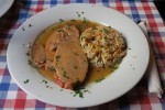 Gasthaus Quell - Kalbsbraten - sehr gutes Safterl dazu - Gasthaus Quell - Wien