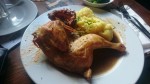 Sunday Roast Chicken with Mash Potato, Gravy, Yorkshire Pudding and Vegetables - O'Connors Old Oak - Wien