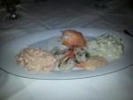 Heringsschmaus - Cocktailgarnelen - Crevettensalat mit Ananas - Pochiertes ... - Plachutta Hietzing - Hietzinger Bräu - Wien