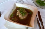 Leberknödelsuppe - Gasthof Auerhahn - Lech