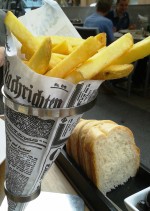 Huth da moritz - 2.Gang-Beilagen zum Bistecca = Hausgemachte Pommes Frites - HUTH da moritz - Wien