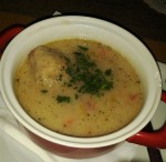 Stix Schlemmer Eck - Gansl-Cremesuppe (€ 4,20) - Schlemmer Eck - Wien