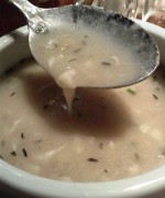 Fischerbräu - Biersuppe mit Rauchkäsewürfel (€ 3,90) - Fischerbräu - Wien