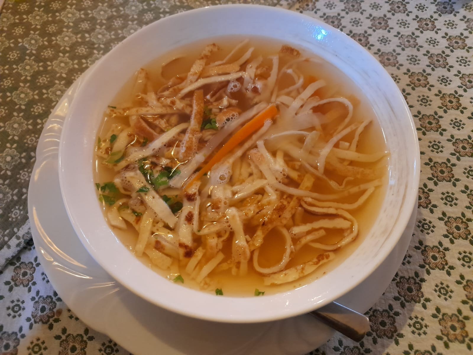 Fritattensuppe 3,90 - Renzenhof - Kaumberg