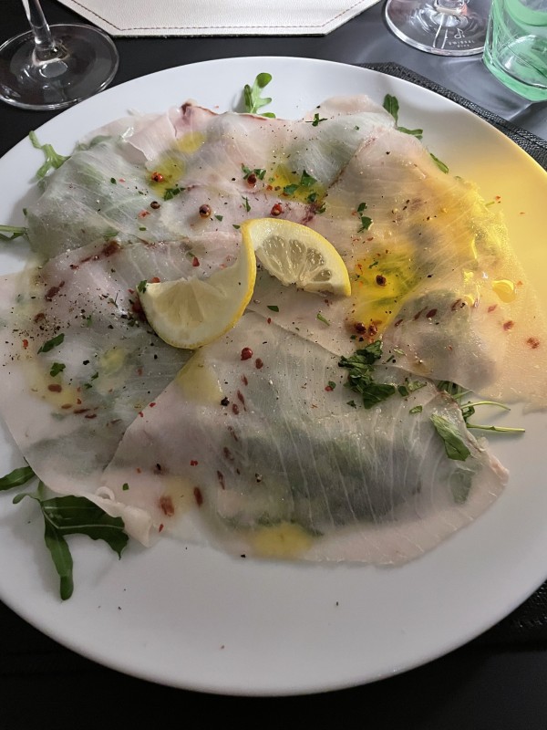 Carpaccio pesce spada - Ristorante Rossini - Wien