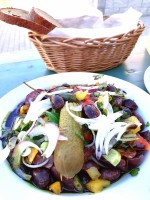 Käferbohnensalat mit Knoblauchwurst... - Mostschenke Kremser - Forchtenstein