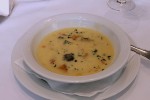 Loibnerhof - Schwammerlsuppe (Erdäpfel in der Minderheit) - aber sehr gut - Loibnerhof - Dürnstein