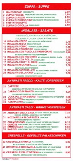 Tanti Saluti Flyer Seite 2 - PIZZERIA RISTORANTE TANTI SALUTI - Wien