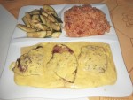 Gebratene Kalbsmedaillons in Zitronen-Kapernsauce mit Tomatenreis und ... - Buchfink´s Landgasthaus - Alland