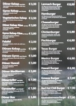 Speisekarte im Flyerformat - Mediterran BurgerGrill - Lannach