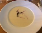 Spargelsuppe, hervorragend, genau so soll sie sein - Francesco - Wien