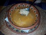 &quot;Consome de Pollo&quot; (Hühnersuppe)