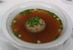 Leberknödlsuppe, sehr gut - Herbeck - Wien