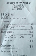 Sehr günstige Preise - Brettljause war Roastbeef - Schutzhaus Waxeneck - Pernitz