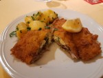 Bärlauch Cordon Bleu - Landgasthof "Zum schwarzen Adler" - Altenmarkt / Triesting