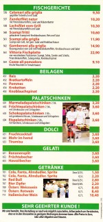 Pizzeria Vittoria Flyer Seite 6 - Vittoria - Wien