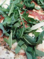 Pizzeria Piero - Pizza Rucola (EUR 9,00), leider verwelkter Rucola - Pizzeria-Ristorante PIERO - Wien