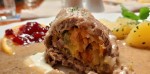 Rindsroulade innen - Gasthaus zu den Linden - Gaaden