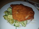 Cordon-Bleu v. Schwein mit Petersilkartoffeln