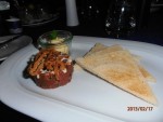 Beef Tartar (halbe Portion) mit Toast und gesalzener Butter. - Wiener Schützenhaus - Wien