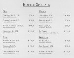 Bottle Specials - Hemingway American Bar - Graz