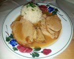 Kalbsbraten mit Reis - Jausenstation Fam Reischer - Furth an der Triesting