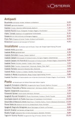 L'Osteria 1100 Hbhf - Speisekarte - L'Osteria - Wien