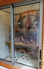 Slowenischer Karst Prosciutto und a bissl a Kas, in der Schauvitrine wenn ... - Zum Renner - Wien