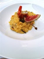 Nemtoi - 3.Gang-Gebratene Garnele auf Safran-Rosmarin-Risotto - Nemtoi - Wien