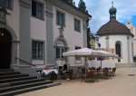 Der kleine Gastgarten am Kornmarkt - Kornmesser - Bregenz