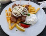 Souvlaki Schwein 13,80 - Restaurant "Zum Griechen" - Katzelsdorf