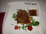 Rinderfilet auf toskanischen Bratkartoffeln mit Pfeffersauce - Tiziano - Wien