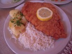 Wiener Schnitzel vom Schwein mit Beilagen - Alpenblick - Hinterburg