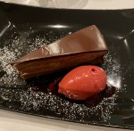 Die göttliche Schokotarte mit Himbeer-Sorbet - Duspara - Wien