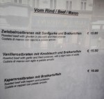 Zum lieben Augustin Karte in der Vitrine - Zum lieben Augustin - Wien