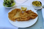 Pfarrwirt - Wiener Schnitzel mit 2 Beilagen - feinst, aber teuer, wie hier ... - Pfarrwirt - Wien