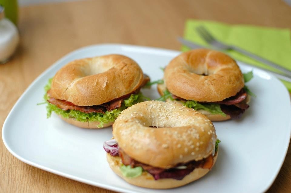 Bagels mit Speck und Apfeln! - SnackBerry - Wien