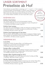 Ab-Hof-Preisliste 2017