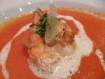 Tomatencremesuppe mit Garnelen - TERRA ROSSA - Wien