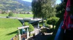 Terrasse Blick ost, Gastgarten Café - Felbermühle - Mittersill