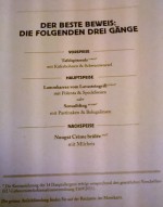 Das Menü im Rahmen der Restaurantwoche vom 22.2. bis 28.2.2016 - Lugeck - Wien