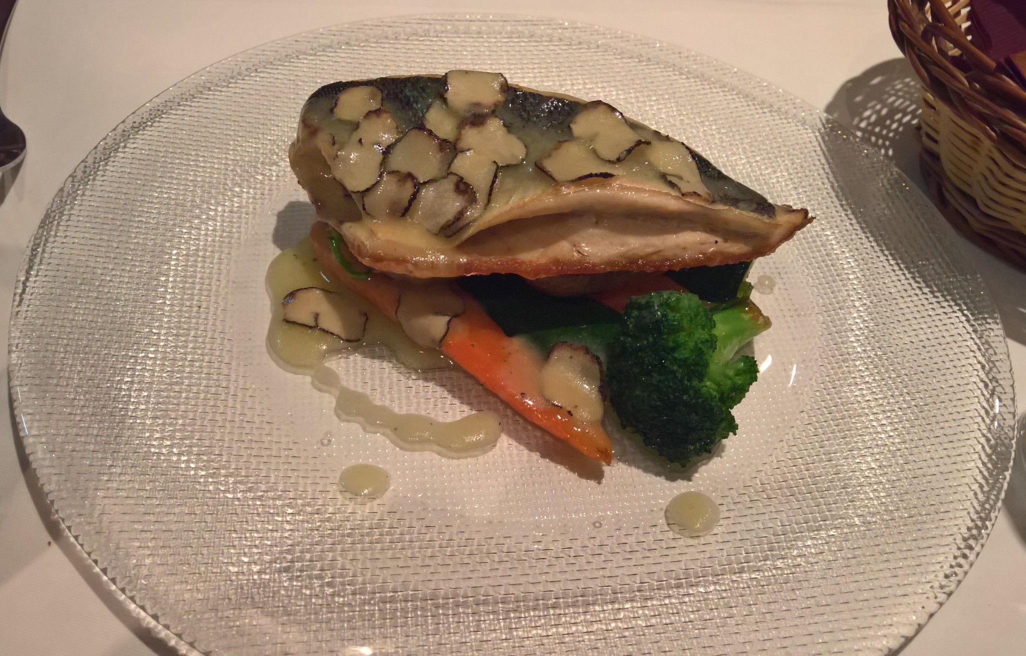 Branzino mit Trüffel, himmlisch! - Osteria Dal Toscano - Wien