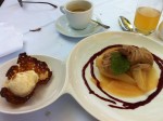 Birne, Nougatmousse und Mandelmilcheis - Klostergasthaus Thallern - Gumpoldskirchen