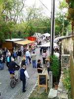 Dornröschen-Keller - Blick auf die Stammersdorfer Kellergasse - Dornröschen Keller - Wien